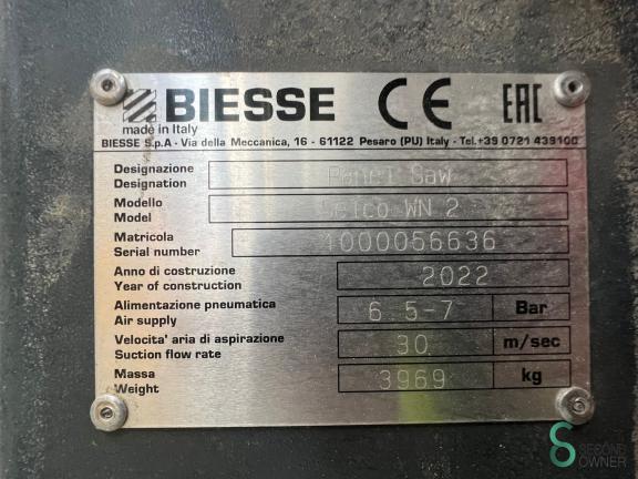Biesse Selco WN2 HOU10.942 6 18704